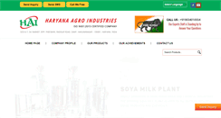 Desktop Screenshot of haryanaagro.com